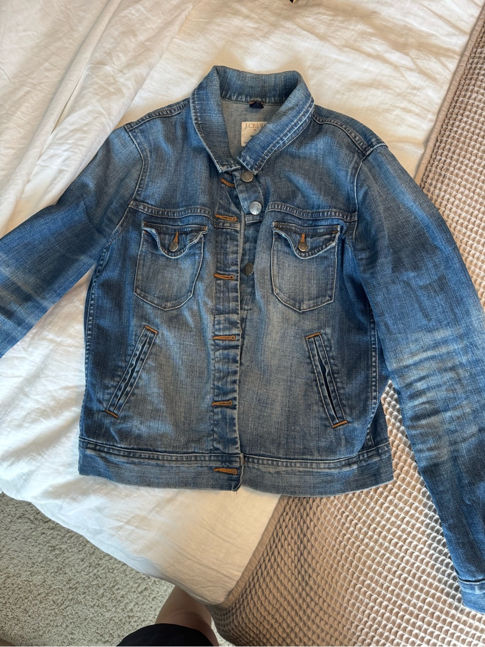 J. Crew Light Blue Denim Shirt Jacket